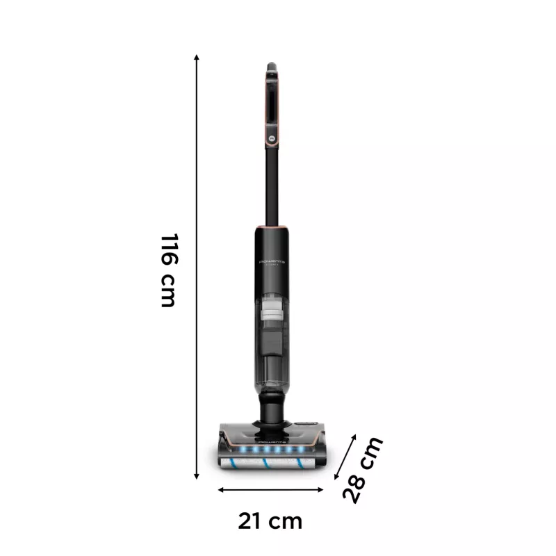 Rowenta X-Clean 7 GZ5736E0 stick vacuum/electric broom Battery Dry&wet Bagless Black