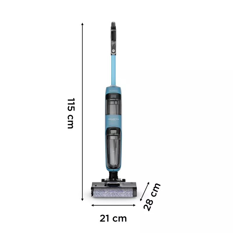Rowenta X-Clean 2 GZ2271E0 stick vacuum/electric broom Battery Dry&wet Bagless Blue