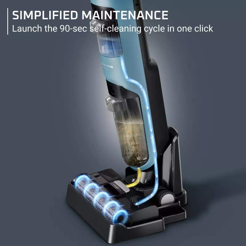 Rowenta X-Clean 2 GZ2271E0 stick vacuum/electric broom Battery Dry&wet Bagless Blue