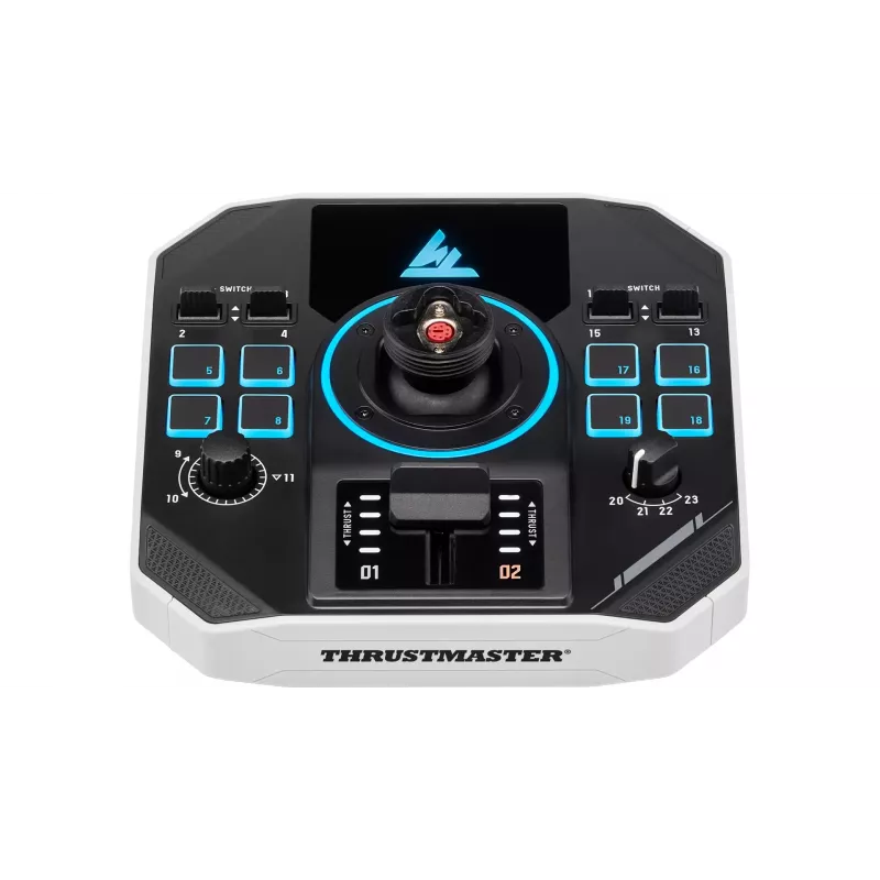Flightstick Thrustmaster Sol-R 2 HOSAS Space Sim Duo — Wired USB Type-C, Analogue/Digital, Black/White