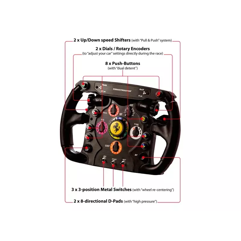 Thrustmaster Ferrari F1 Black RF Steering wheel Analogue PC, PlayStation 4, PlayStation 5, Playstation 3, Xbox