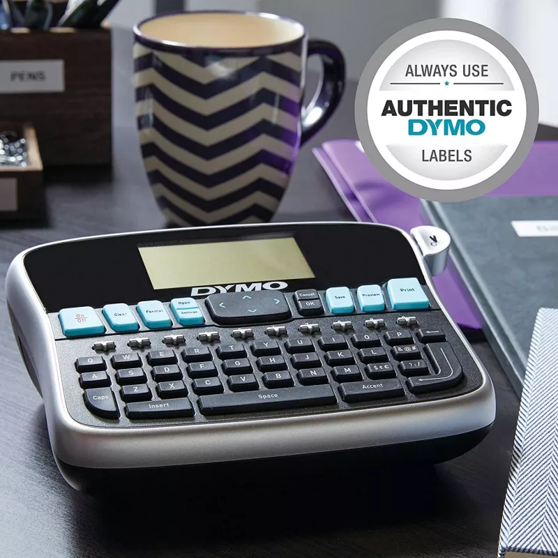 DYMO LabelManager Desktop Label Maker | 360D Rechargeable Hand-Held Label MakerEasy-to-UseOne-Touch Smart KeysQWERTY KeyboardLarge Display | For Home & Office Organisation