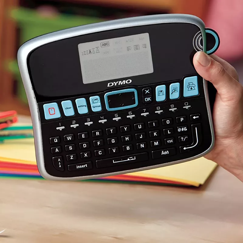 DYMO LabelManager Desktop Label Maker | 360D Rechargeable Hand-Held Label MakerEasy-to-UseOne-Touch Smart KeysQWERTY KeyboardLarge Display | For Home & Office Organisation