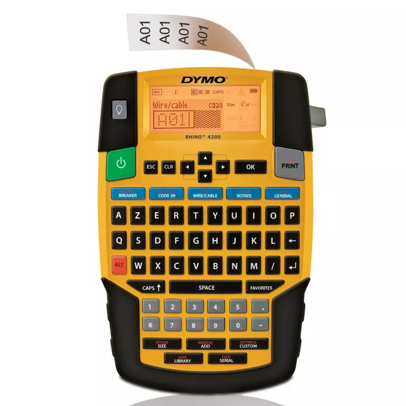 Label printer DYMO RHINO 4200 Kit Thermal transfer AZERTY