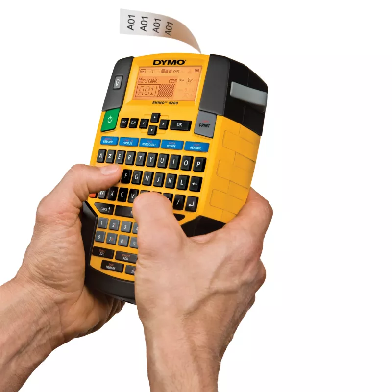 Label printer DYMO RHINO 4200 Kit Thermal transfer AZERTY