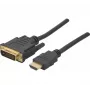 Hypertec 127971-HY video cable adapter 15 m HDMI Type A (Standard) DVI-D Black