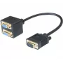 Hypertec 137036-HY VGA cable 0.3 m VGA (D-Sub) 2 x VGA (D-Sub) Black