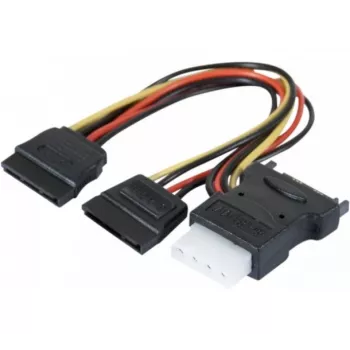 ATEN 147557 SATA cable 0.3 m SATA 15-pin 2 x SATA 15-pin + Molex (4-pin) Assorted colours, Black