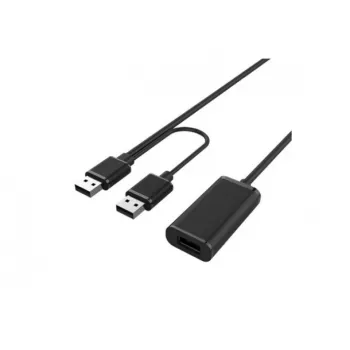 Hypertec 149221-HY USB cable USB 2.0 20 m USB A 2 x USB A Black