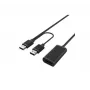 Hypertec 149221-HY USB cable USB 2.0 20 m USB A 2 x USB A Black