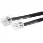 Telephone Cable Hypertec 288100-HY 2 m Black RJ-11