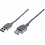 Hypertec 532412-HY USB cable USB 2.0 1 m USB A Grey