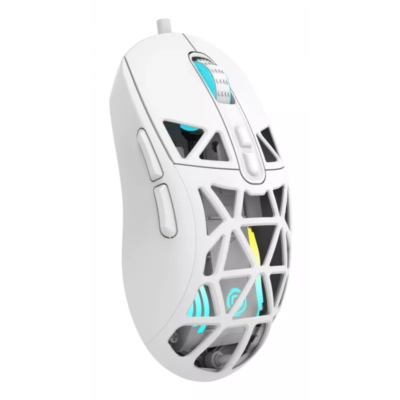 Oniverse - Wired gaming mouse Kryo - Luxion White (PC), Ambidextrous, Optical, USB Type-A, 13800 DPI, White