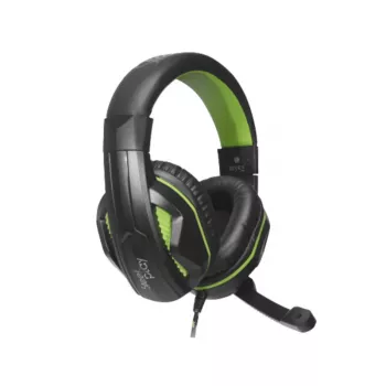 Steelplay Wired Stereo Headset- Hp-45 - Black/Green (Xbox), Wired, Gaming, 20 - 20000 Hz, 274 g, Headset, Black, Green