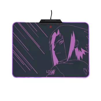 Lexip Sasuke “Revenge” Naruto Shippuden Mouse Pad – With Rigid Micro-Textured Surface And RGB Lighting
