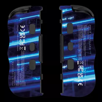 Lexip X CRUNCHYROLL - LEVEL UP WL TWIN PADS, Gamepad, Nintendo Switch 2, D-pad, Directional buttons, Analogue / Digital, Wireless, Black, Blue