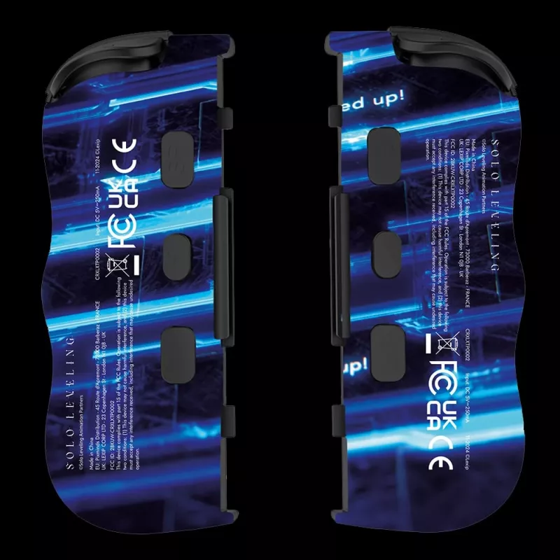 Lexip X CRUNCHYROLL - LEVEL UP WL TWIN PADS, Gamepad, Nintendo Switch 2, D-pad, Directional buttons, Analogue / Digital, Wireless, Black, Blue