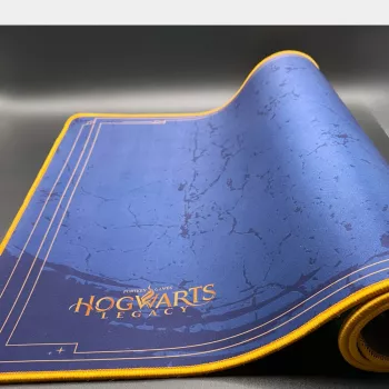 Lexip Premium XXL Mouse Pad Ancient Magic - Hogwarts Legacy, Blue, Gold, Monochromatic, Neoprene, Non-slip base, Gaming mouse pad