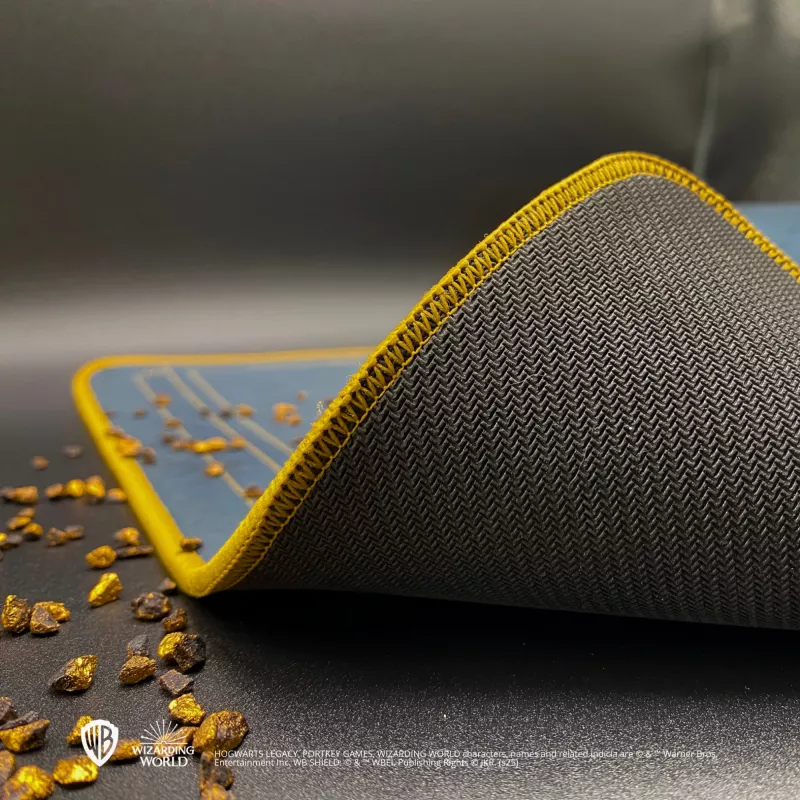 Lexip Premium XXL Mouse Pad Ancient Magic - Hogwarts Legacy, Blue, Gold, Monochromatic, Neoprene, Non-slip base, Gaming mouse pad
