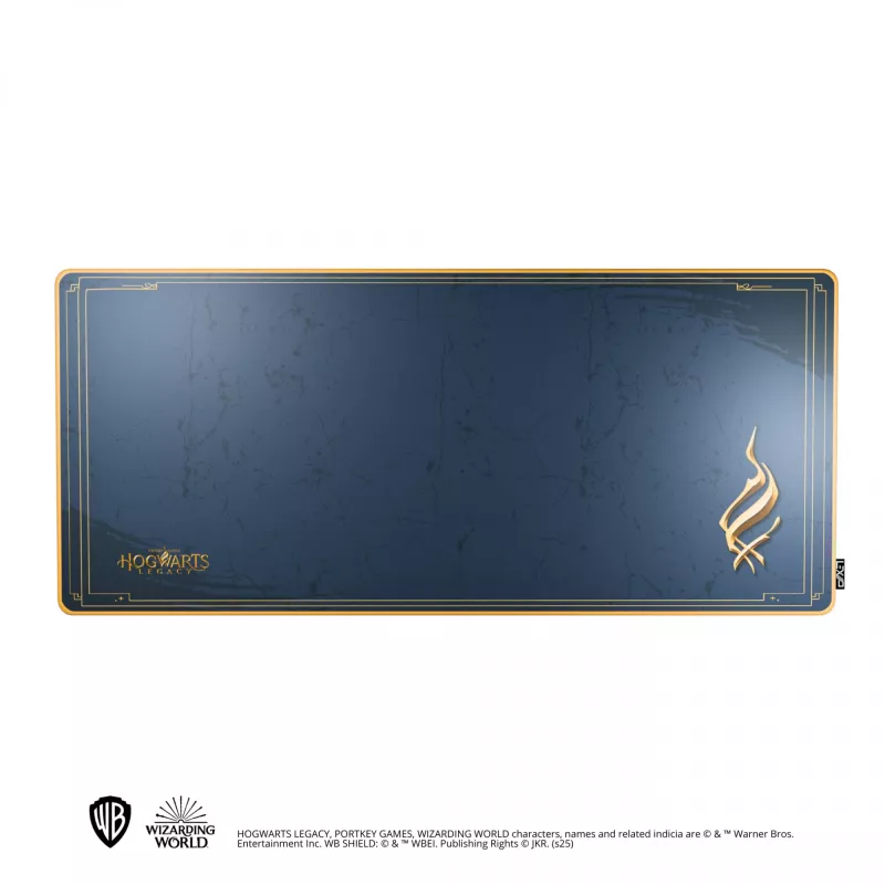 Lexip Premium XXL Mouse Pad Ancient Magic - Hogwarts Legacy, Blue, Gold, Monochromatic, Neoprene, Non-slip base, Gaming mouse pad