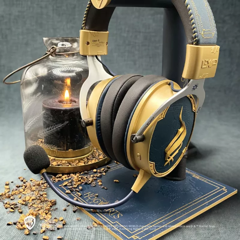 Lexip Assassin's Creed Shadows Headset Stand - X Ubisoft, Headset stand, Blue, Gold