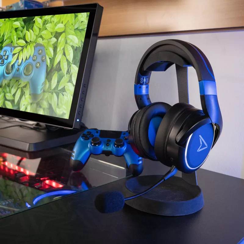 Lexip Metaltech Headset – Wireless Low Latency, 32H Battery Life – Cobalt Blue