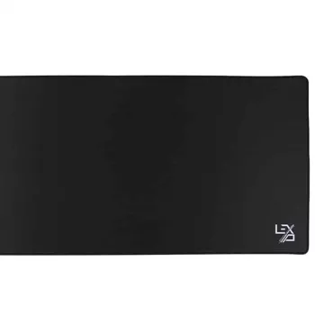 Lexip XXL Mousepad - Black, Black, Monochromatic, Fabric, Rubber, Non-slip base, Gaming mouse pad