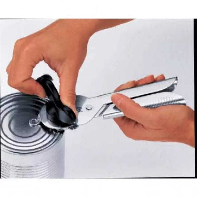 WMF Tin Up Mechanical tin opener Black, Stainless steel