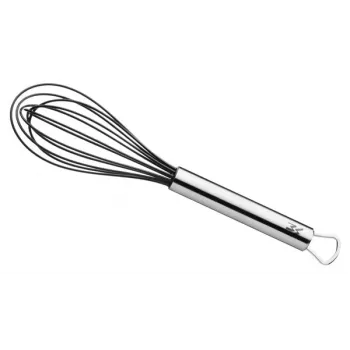 WMF Balloon whisk 25 cm Profi Plus, Black, Stainless steel, Silicone, Stainless steel, 250 mm