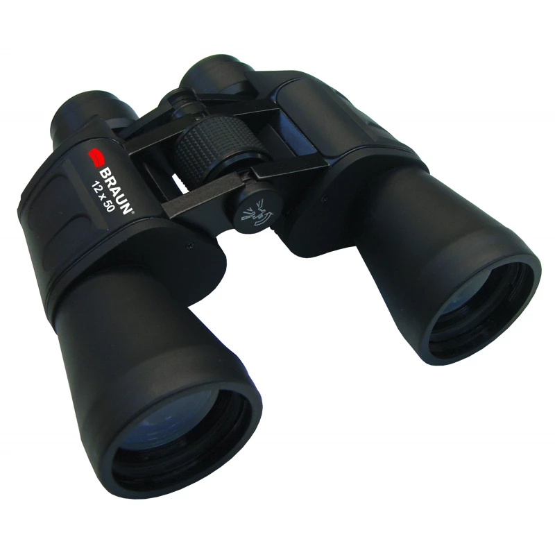 Braun 12x50 binocular BK-7 Porro Black