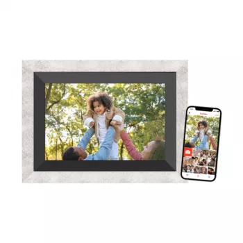 Braun DigiFrame 10B digital photo frame Black, Grey 25.6 cm (10.1 inch) Touchscreen Wi-Fi