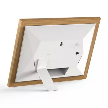 Braun DigiFrame 10W digital photo frame White, Wood 25.6 cm (10.1 inch) Touchscreen Wi-Fi