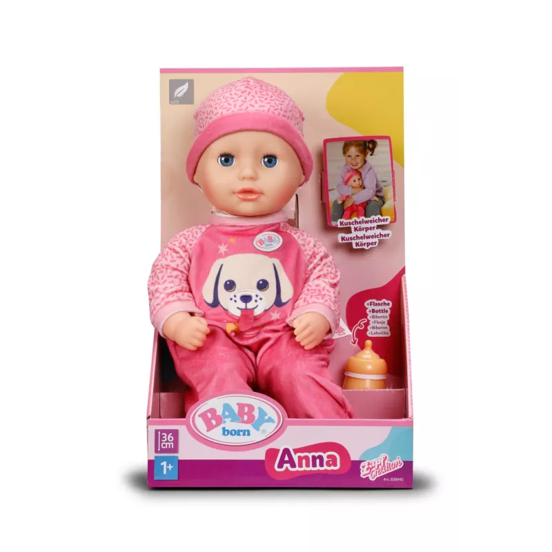 BABY born Anna Pink 36cm, Baby doll, Female, 3 yr(s), Boy/Girl, 360 mm, Multicolour