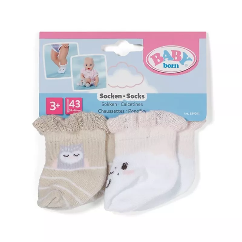 BABY born Socks Sheep 2 pair 43cm Doll socks