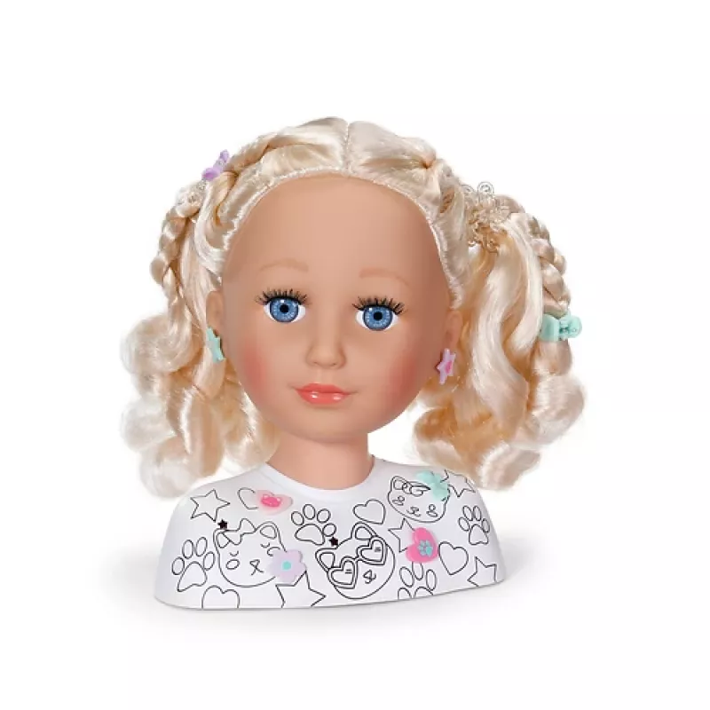 BABY born Styling Head Paint Artist, Makeup/Styling doll head, Female, 3 yr(s), Boy/Girl, Multicolour