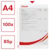 Esselte Plastlomme A4 75my klar 100 st
