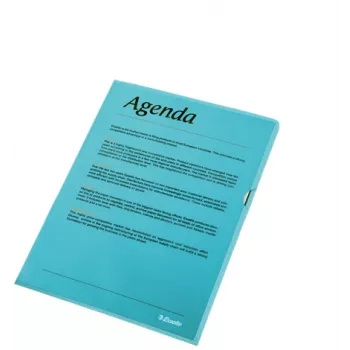 Esselte Folder 105my A4 Box of 100, A4, Polypropylene (PP), Blue, Portrait, 220 mm, 1 mm