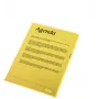 Esselte Folder 105my A4 Box of 100, A4, Polypropylene (PP), Yellow, Portrait, 220 mm, 1 mm