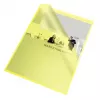 Esselte Folder 105my A4 Box of 100, A4, Polypropylene (PP), Yellow, Portrait, 220 mm, 1 mm