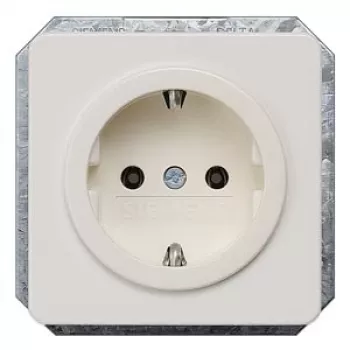Siemens 5UB1403 socket-outlet Type F White
