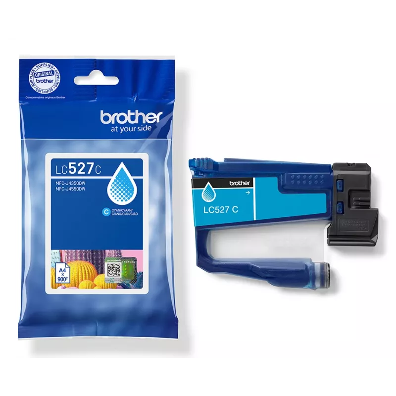 Brother Genuine LC527C Ink Cartridge - Cyan