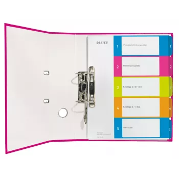 Leitz Indices Printable PP A4+ 1-5 WOW, Numeric tab index, Polypropylene (PP), A4 Maxi, 245 mm, 305 mm