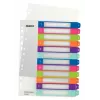 Esselte 1244-00-00 Numeric tab index Polypropylene (PP) Multicolour