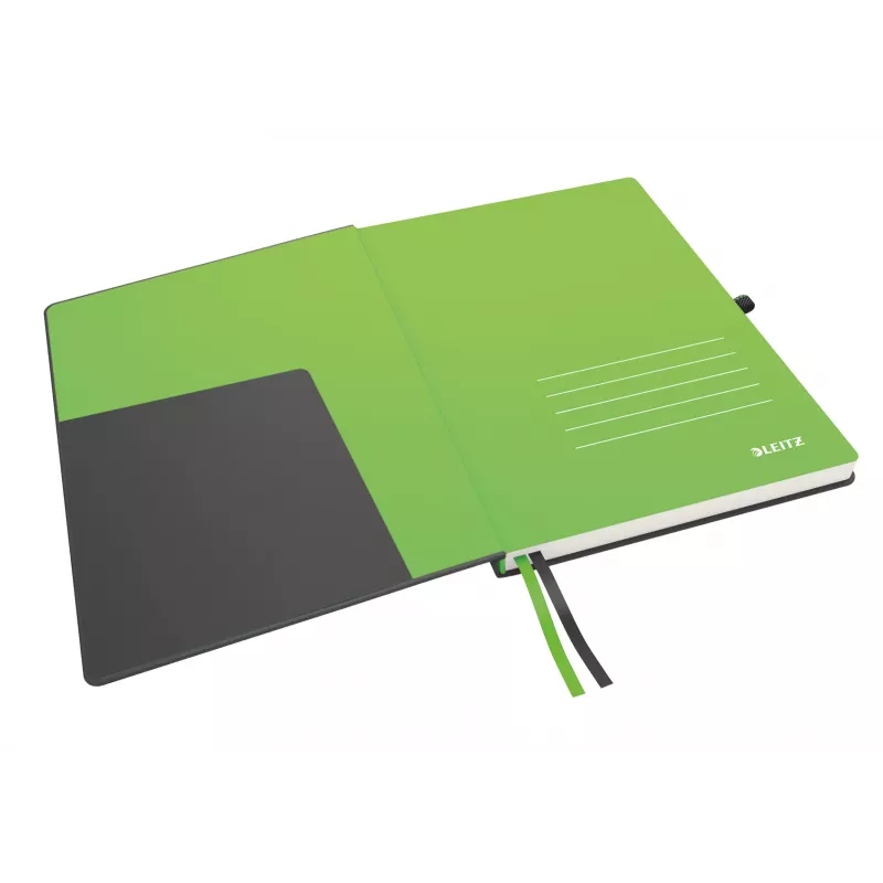 Leitz Notebook Complete A4 Ruled 96 gram 80 sheet, Black, A4, Hardcover