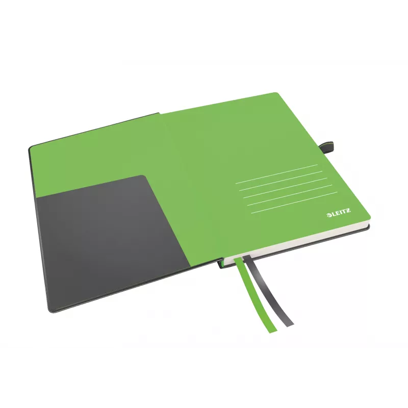 Leitz Notebook Complete A5 Ruled 96 gram 80 sheet, Black, A5, Hardcover