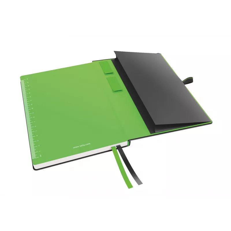 Leitz Notebook Complete A5 Ruled 96 gram 80 sheet, Black, A5, Hardcover