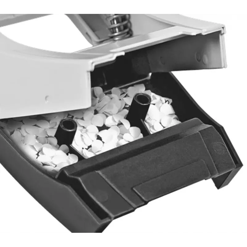 Leitz NeXXt Hole Punch WOW Mini 2-hole / 10sheets, 10 sheets, White, Black, Plastic, 8 cm, 5.5 mm