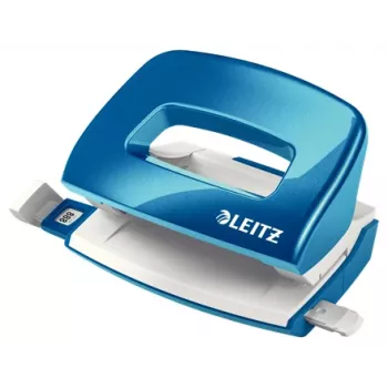Leitz NeXXt Hole Punch WOW Mini 2-hole / 10sheets, 10 sheets, Blue, Plastic, 8 cm, 5.5 mm, A4