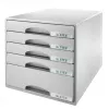 Leitz Drawer cabinet Plus 5-drawer, 5 drawer(s), Plastic, Grey, 287 x 363 x 270 mm