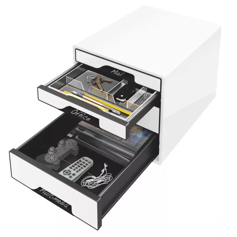 Leitz 52520001 desk drawer organizer Polystyrene Black, White